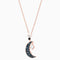 Symbolic Pendant, Multi-colored, Rose-gold Tone Plated